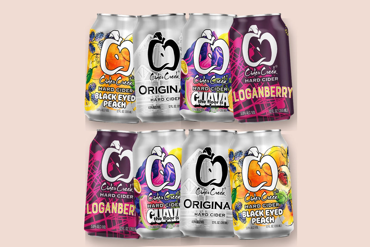 Stock-Up 24-Pack — two rows of Cider Creek cans