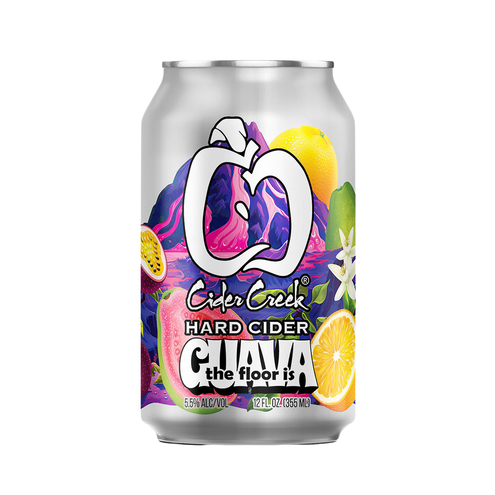 The Floor Is Guava hard cider can